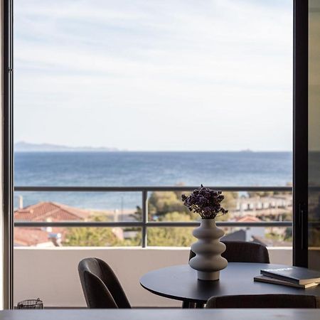 Sounio Panoramic Loft Apartman Szúnio Kültér fotó