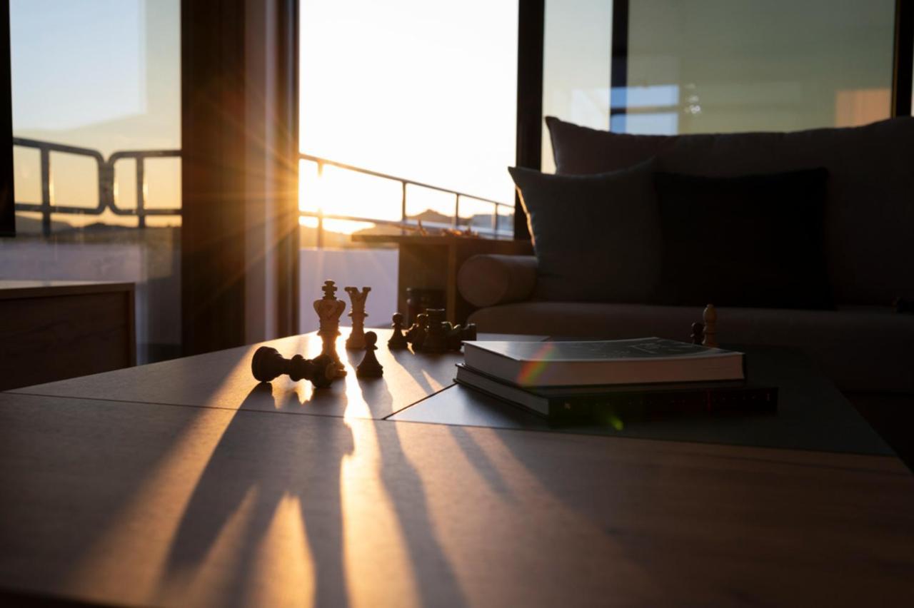 Sounio Panoramic Loft Apartman Szúnio Kültér fotó