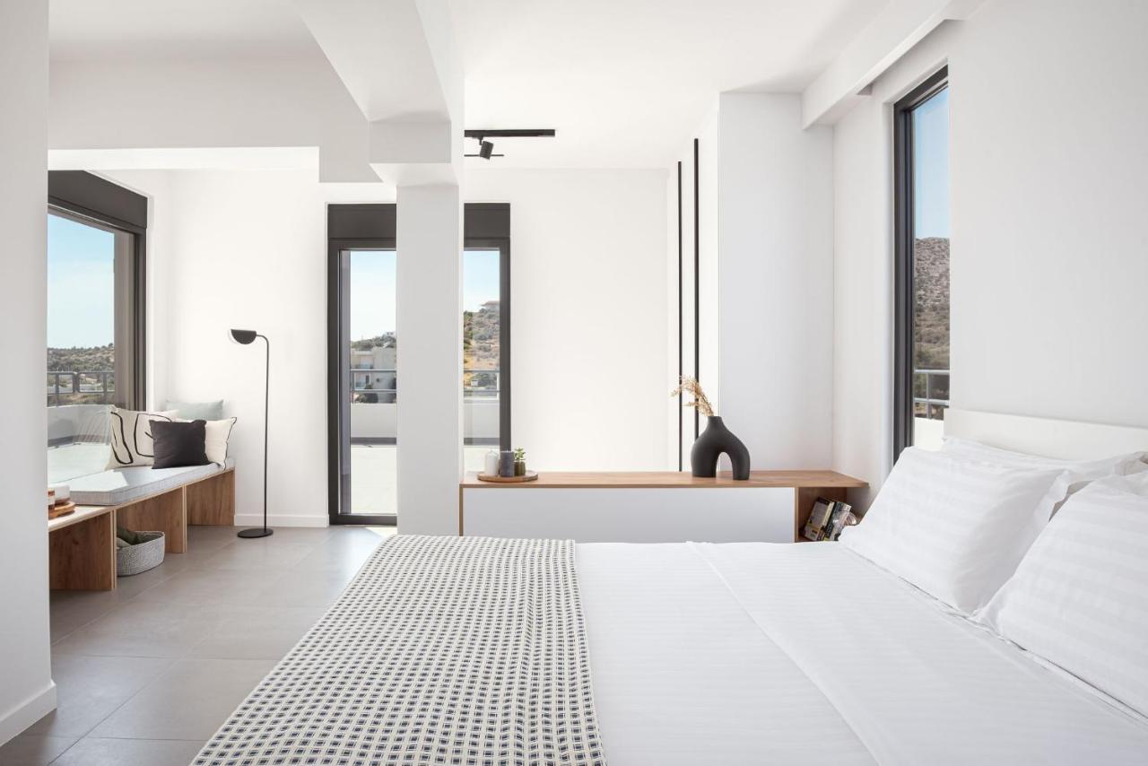 Sounio Panoramic Loft Apartman Szúnio Kültér fotó