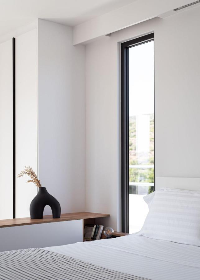Sounio Panoramic Loft Apartman Szúnio Kültér fotó