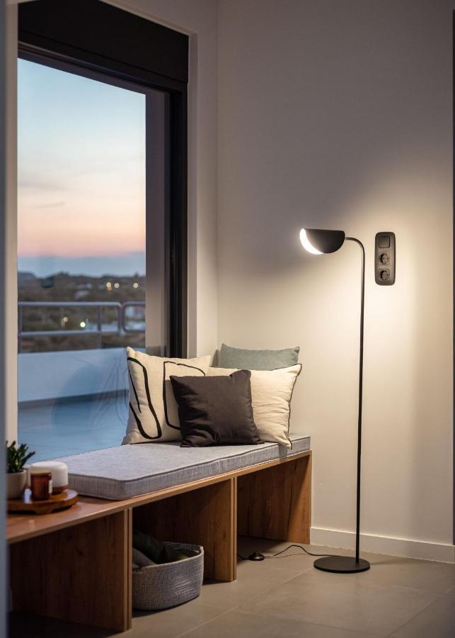 Sounio Panoramic Loft Apartman Szúnio Kültér fotó