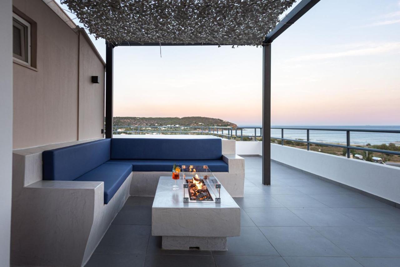 Sounio Panoramic Loft Apartman Szúnio Kültér fotó